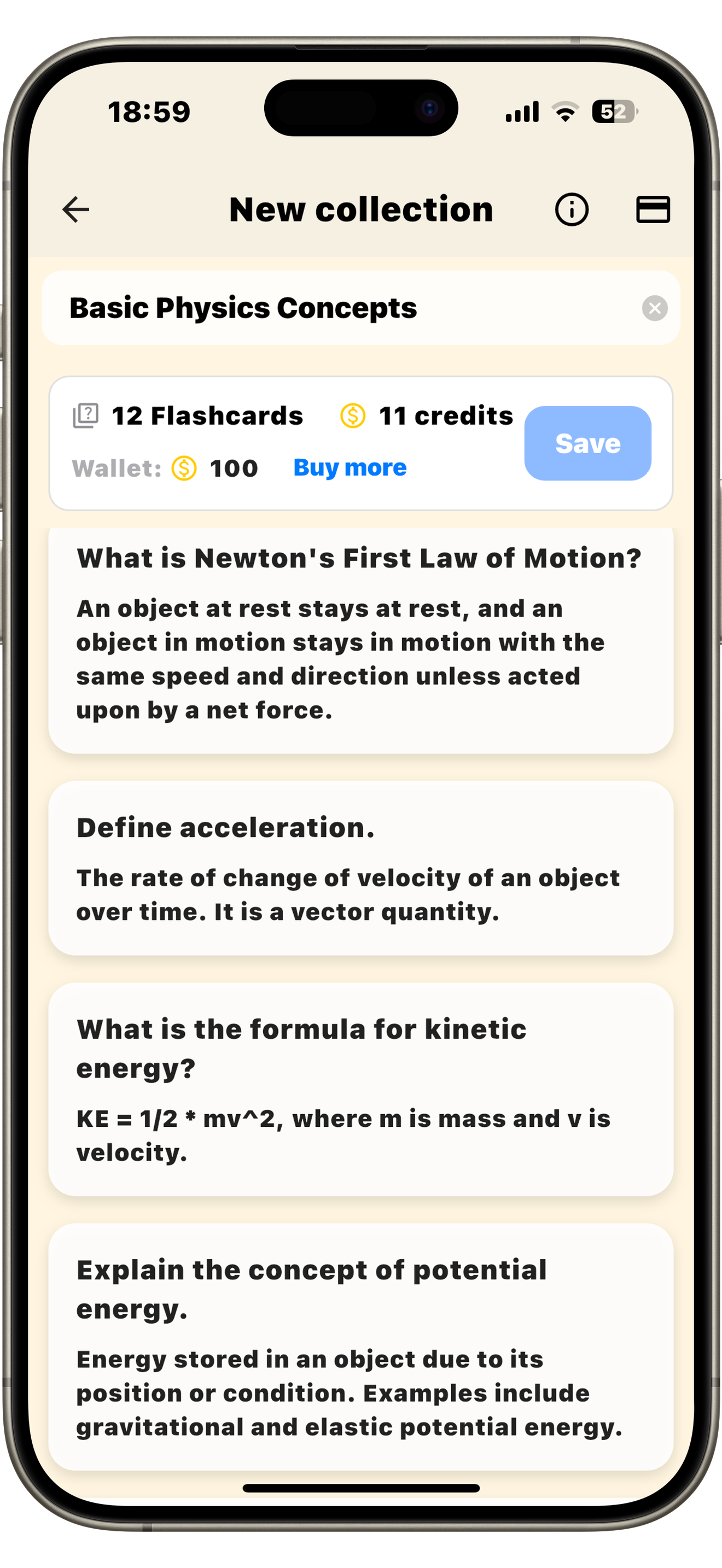 AI Card Genius Screenshot